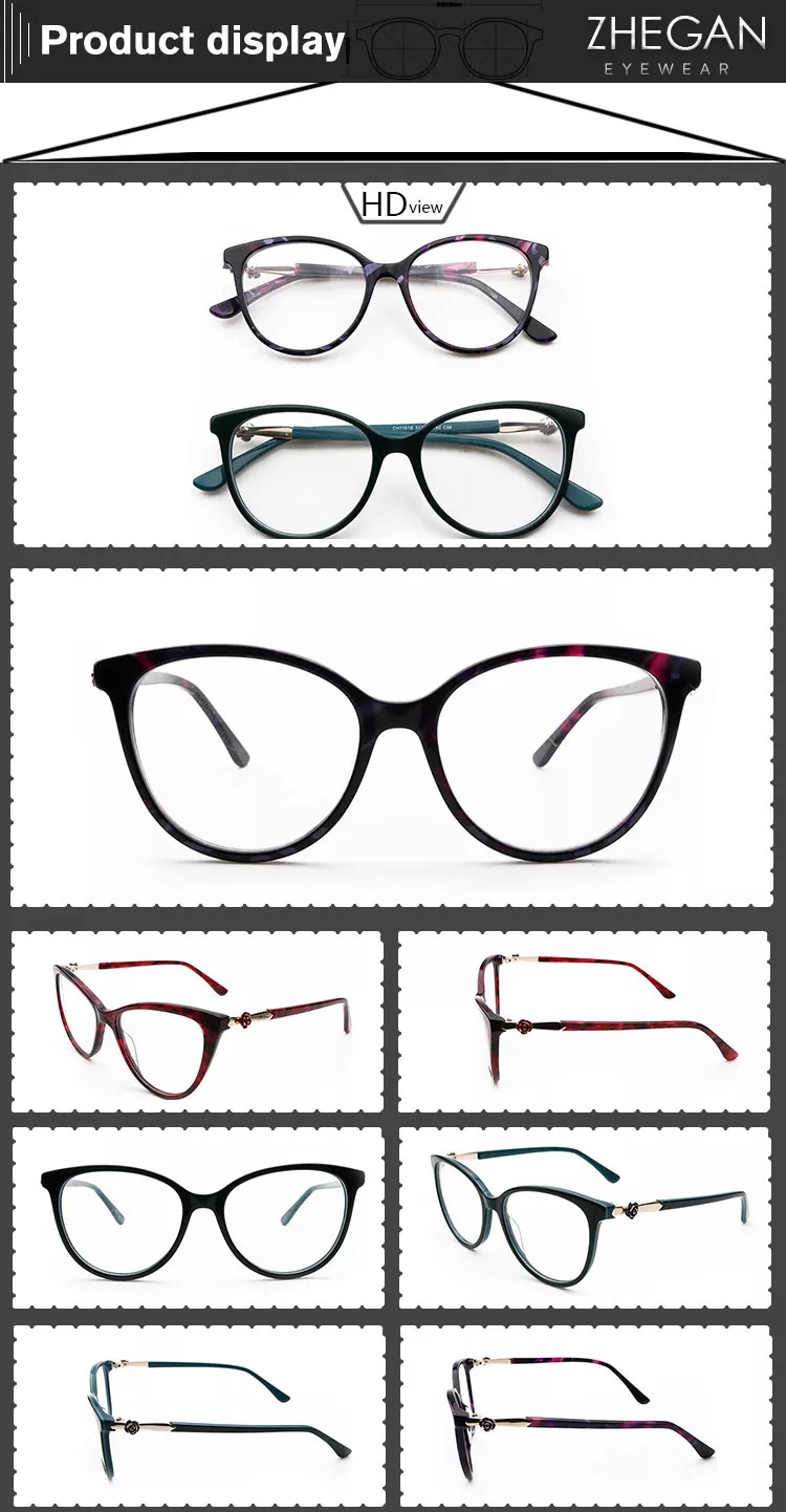 Ready goods optical frame italy design custom logo fashion high quality acetate frame eye glasses optical