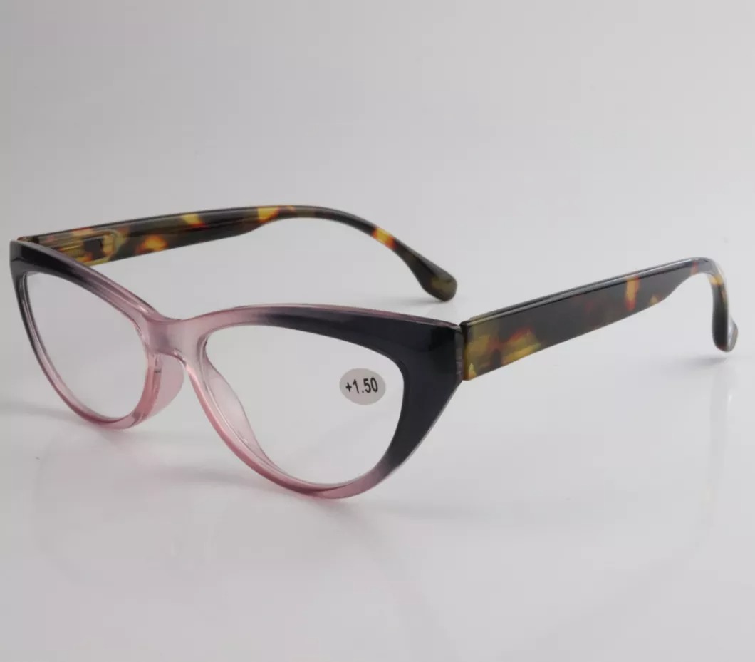 New Design Cat Eye gradient colorful Reading Glasses