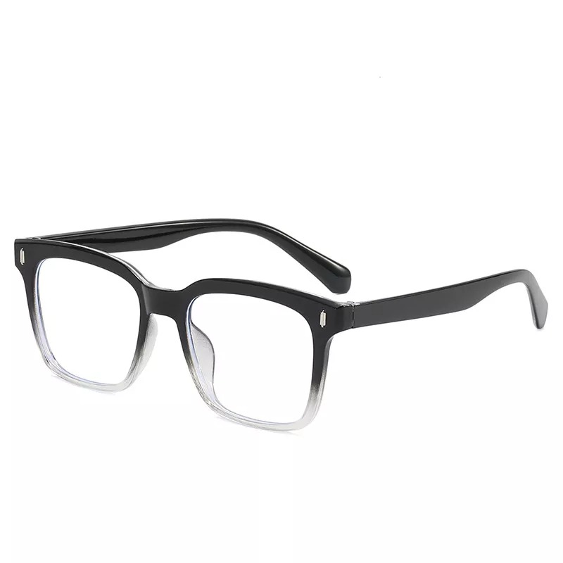 New glasses frame rice nail square frame retro art flat mirror anti-blue light can be matched with mirror fashion frame