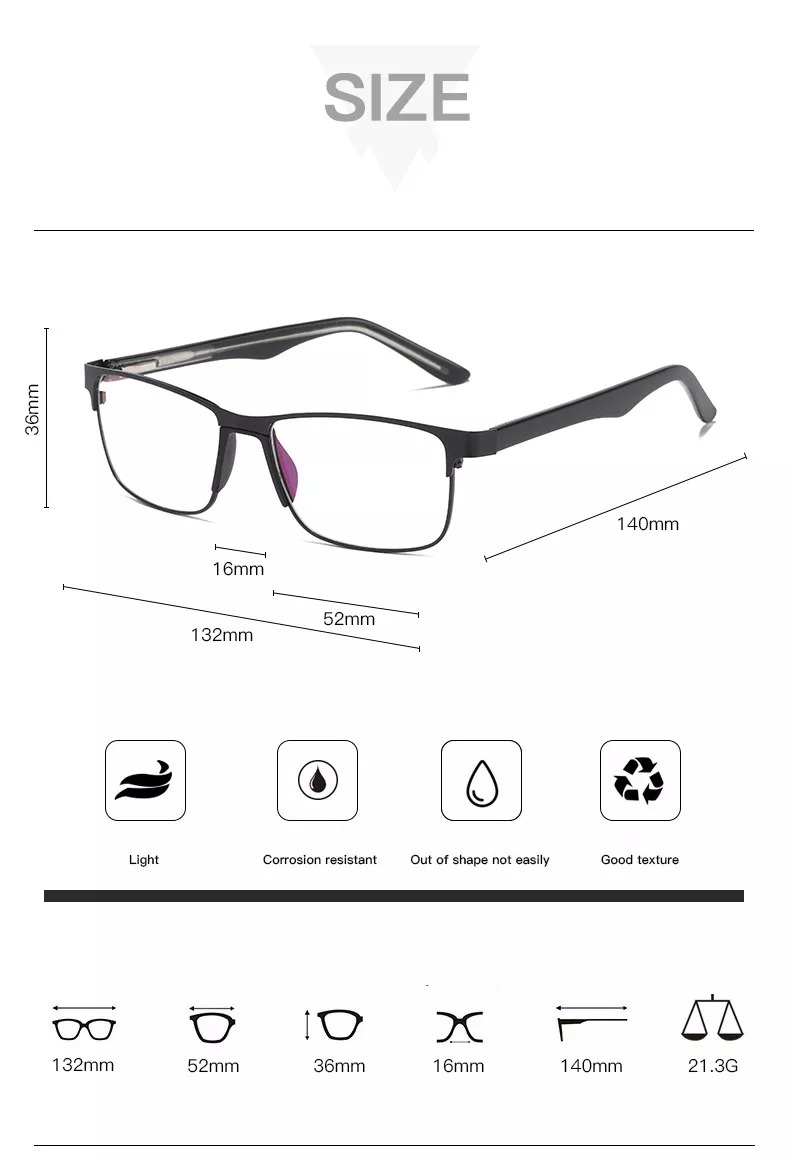 2022 hot selling high quality metal vintage frames business metal frames fashion optical glasses