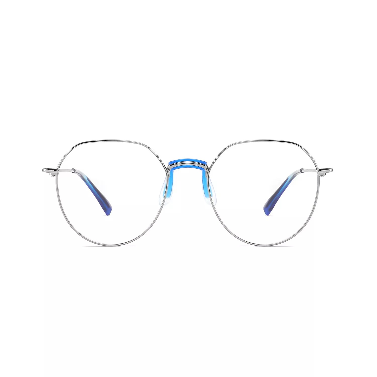 Fashion and Comfortable Metal Round Frame Gradient Teenager Optical Eyewear For Boys And Girls