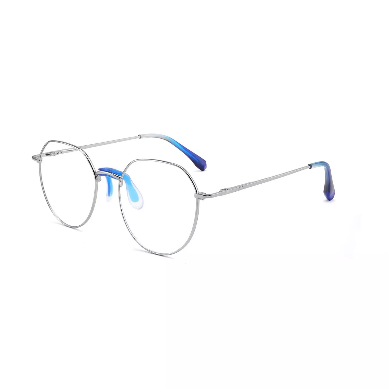 Fashion and Comfortable Metal Round Frame Gradient Teenager Optical Eyewear For Boys And Girls