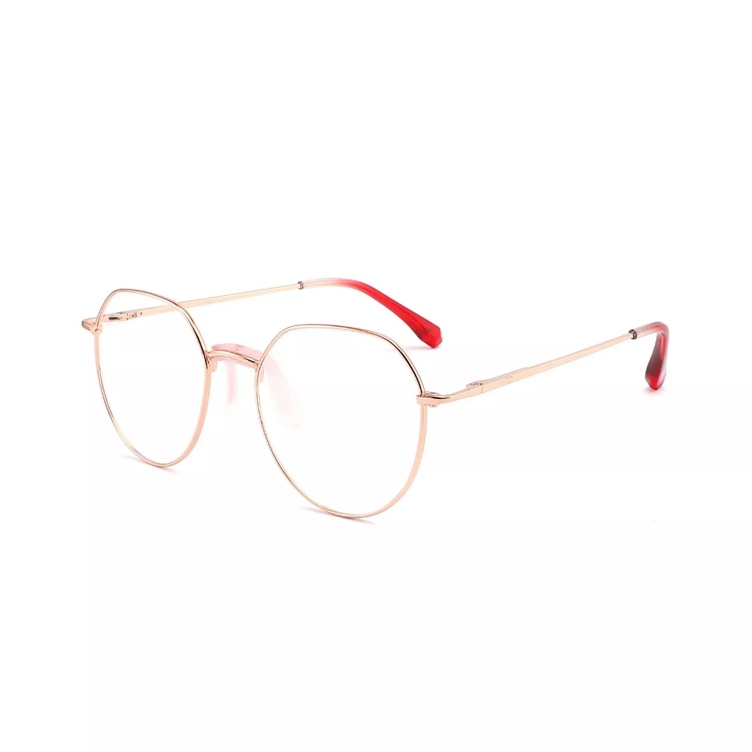 Fashion and Comfortable Metal Round Frame Gradient Teenager Optical Eyewear For Boys And Girls