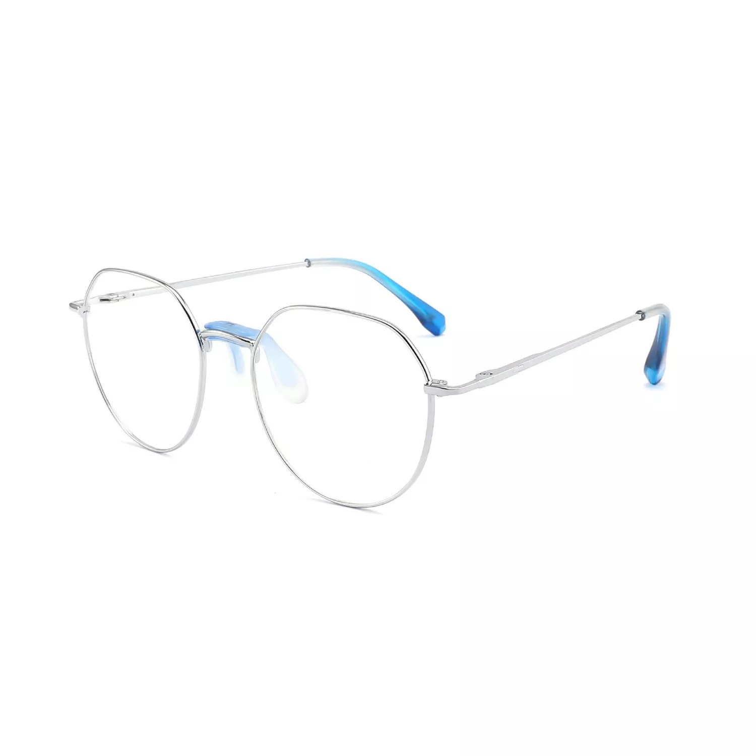 Fashion and Comfortable Metal Round Frame Gradient Teenager Optical Eyewear For Boys And Girls