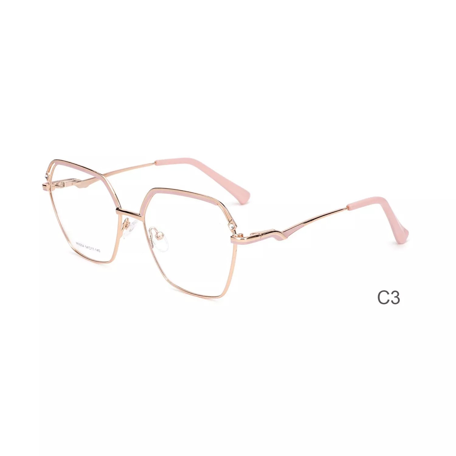 New Design Luxury High Quality Ladies Metal Optical Frames Eyewear For Women