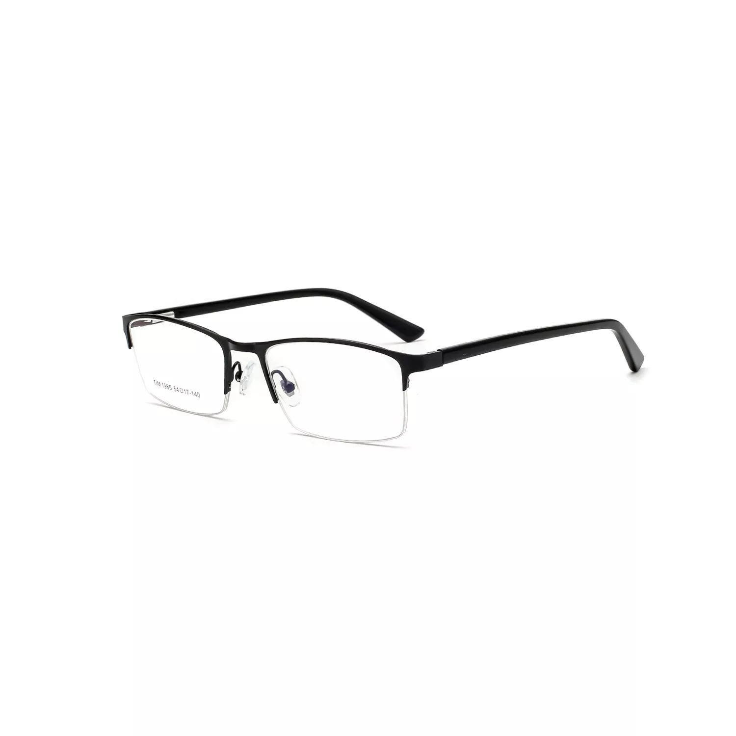 2022 Vintage Men's Business Style Metal Acetate Square Frame Optical Eyewear