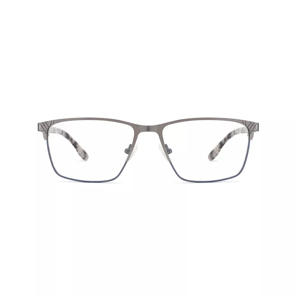 2022 New Vintage Metal High Quality Men's Glasses Acetate Leg Eyewear Frames For Men