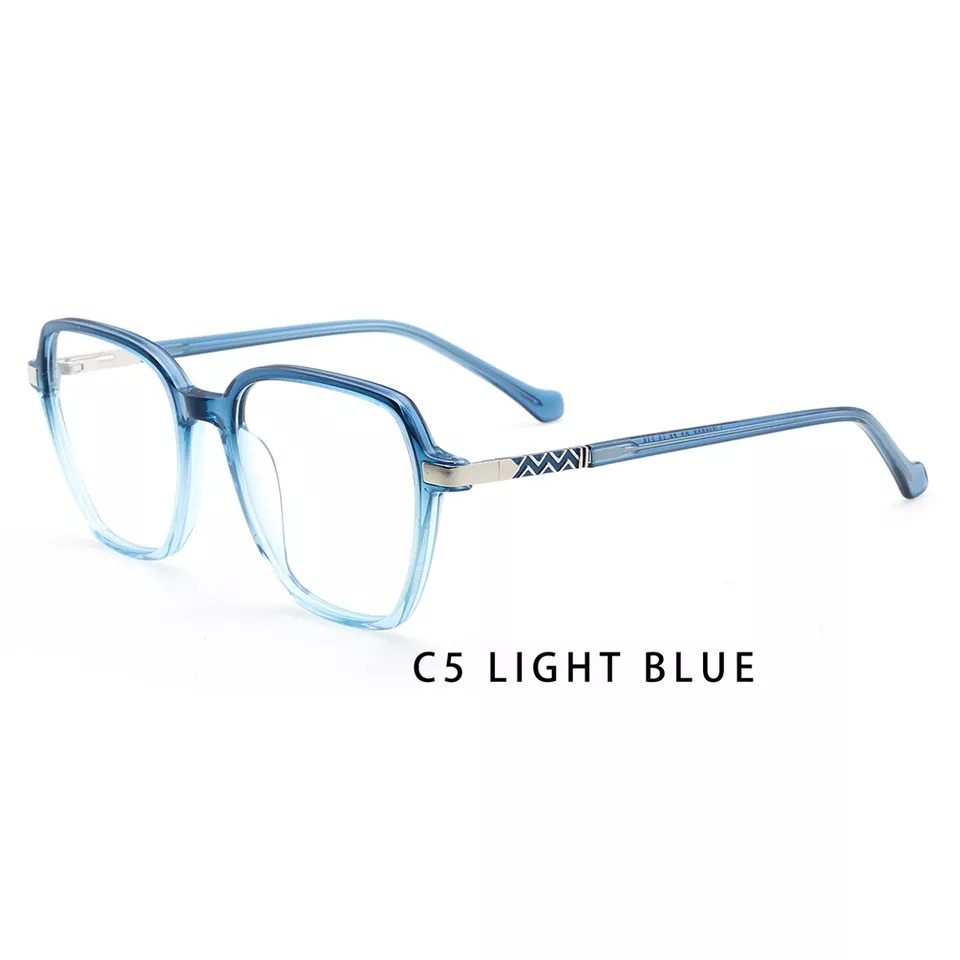 High Quality Vintage Acetate Metal Frame Optical Glasses For Women Ladies Luxury Eyewear