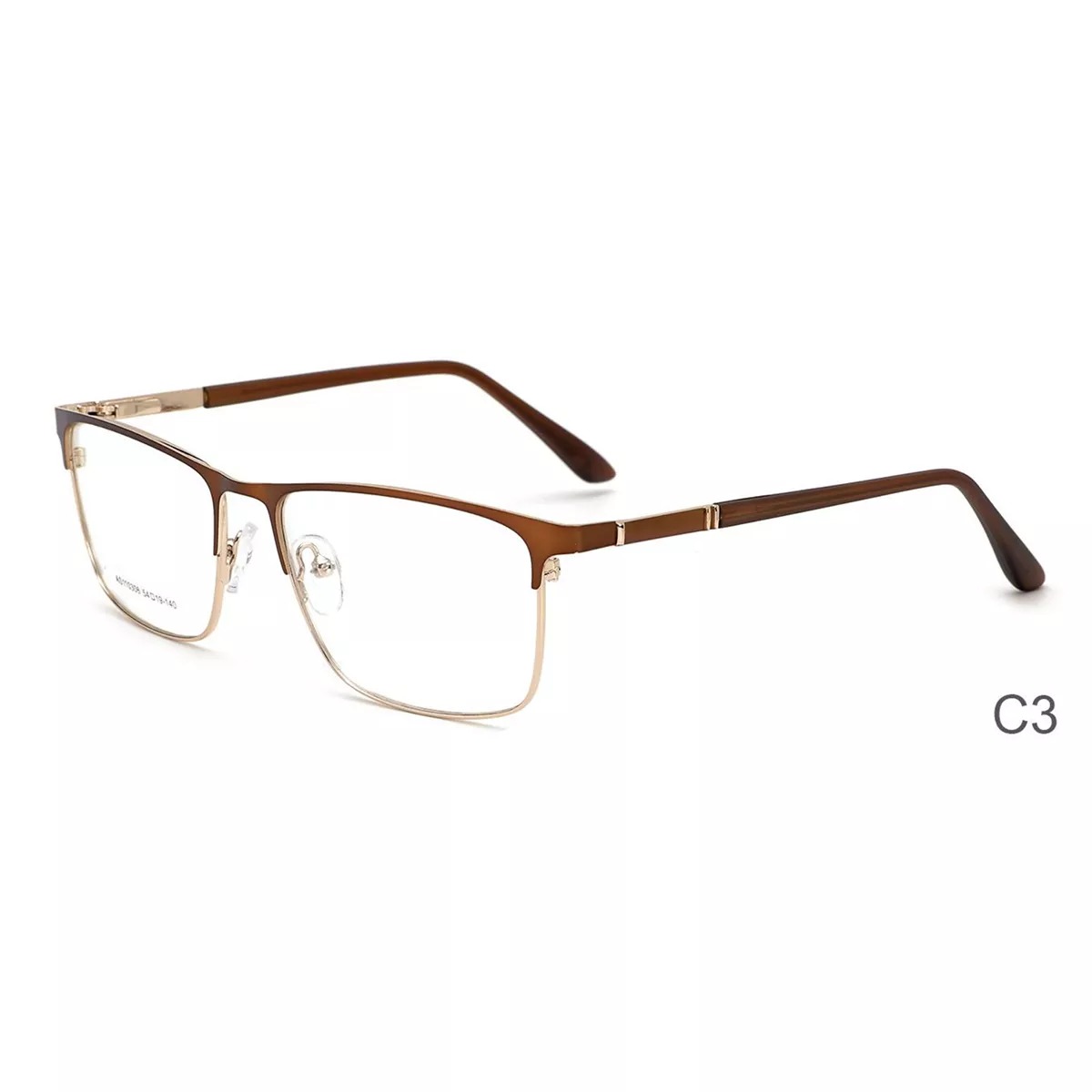 2022 New Design Vintage Business Style Optical Men's Metal Glasses Frame