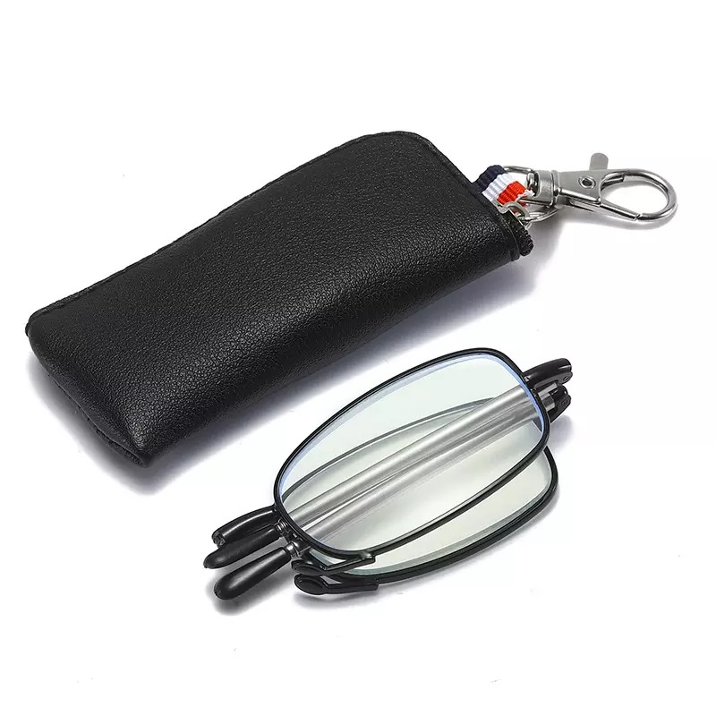 New Style Antenna Blue Light Blocking Folding Reading Glasses 1.0 to 4.0 Portable Eyewear