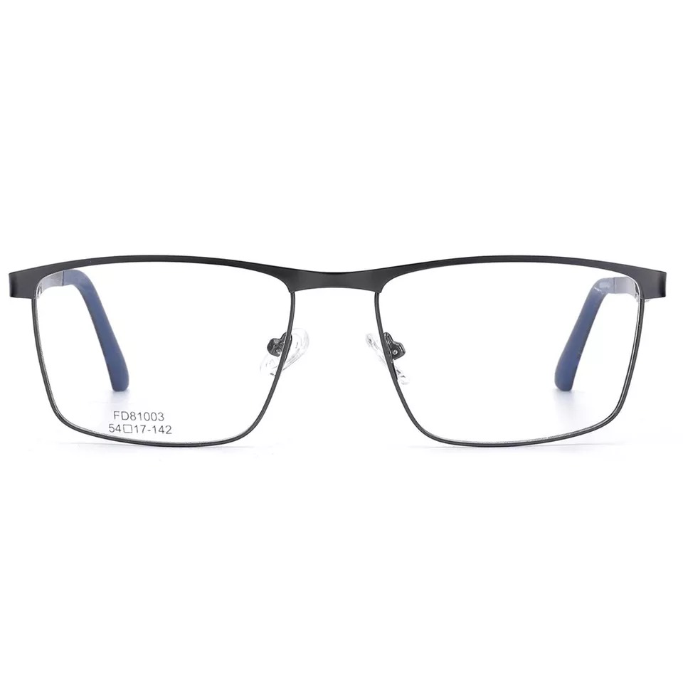 2022 New Style Rectangle Metal Optical Eyeglasses Frames Business Style Men's Eyewear
