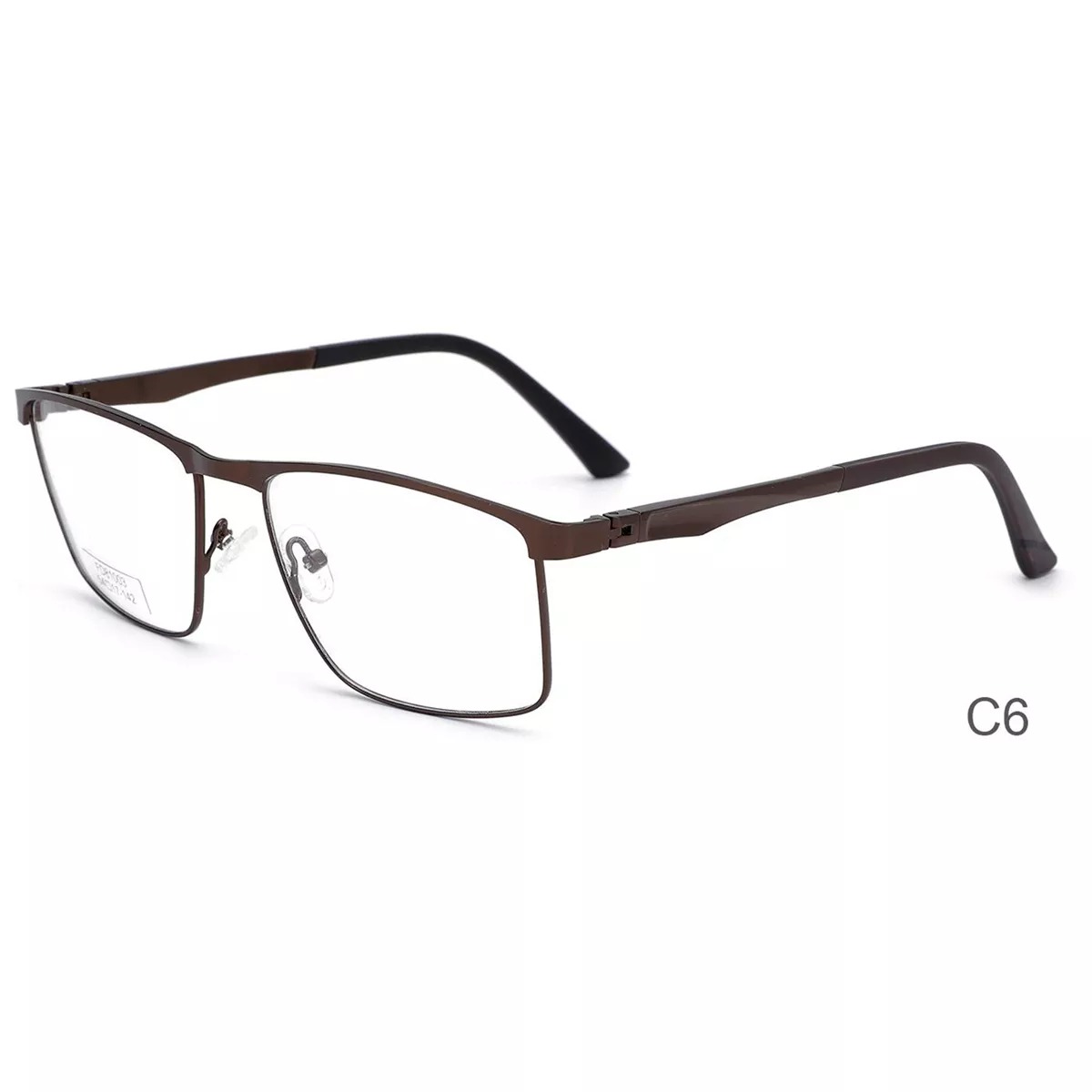 2022 New Style Rectangle Metal Optical Eyeglasses Frames Business Style Men's Eyewear