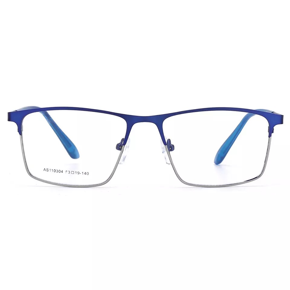 2022 Rectangle Vintage Metal Optical Eyeglasses Frames Business Style Eyewear for Men