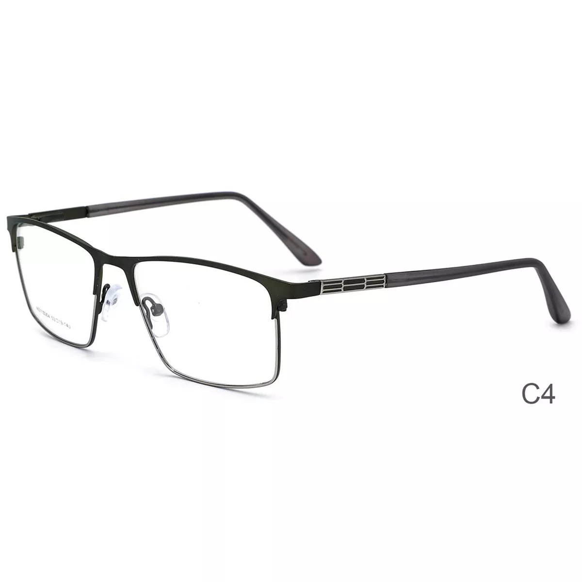 2022 Rectangle Vintage Metal Optical Eyeglasses Frames Business Style Eyewear for Men