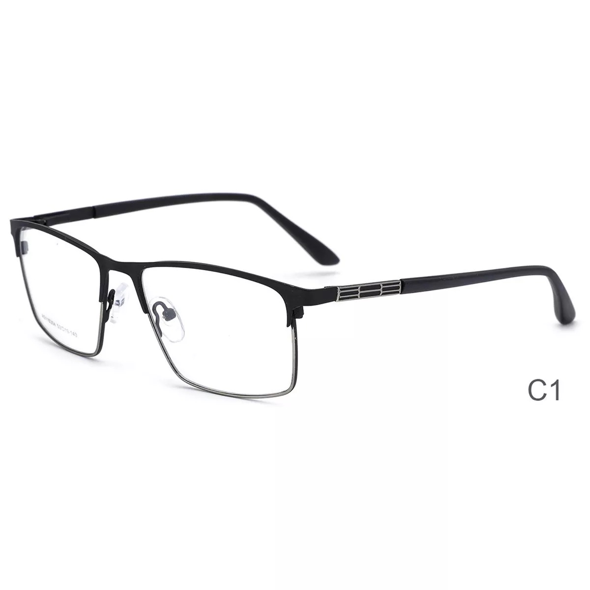 2022 Rectangle Vintage Metal Optical Eyeglasses Frames Business Style Eyewear for Men