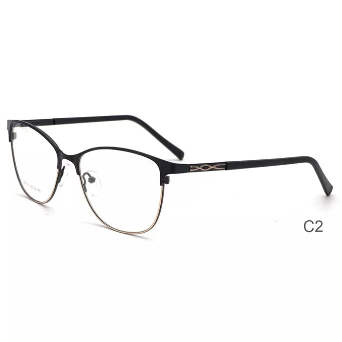 2022 Retro Classic Vintage Business Style Optical Women's Metal Glasses Frame