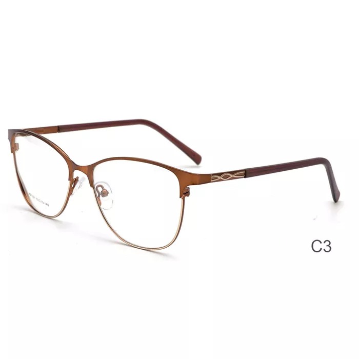 2022 Retro Classic Vintage Business Style Optical Women's Metal Glasses Frame