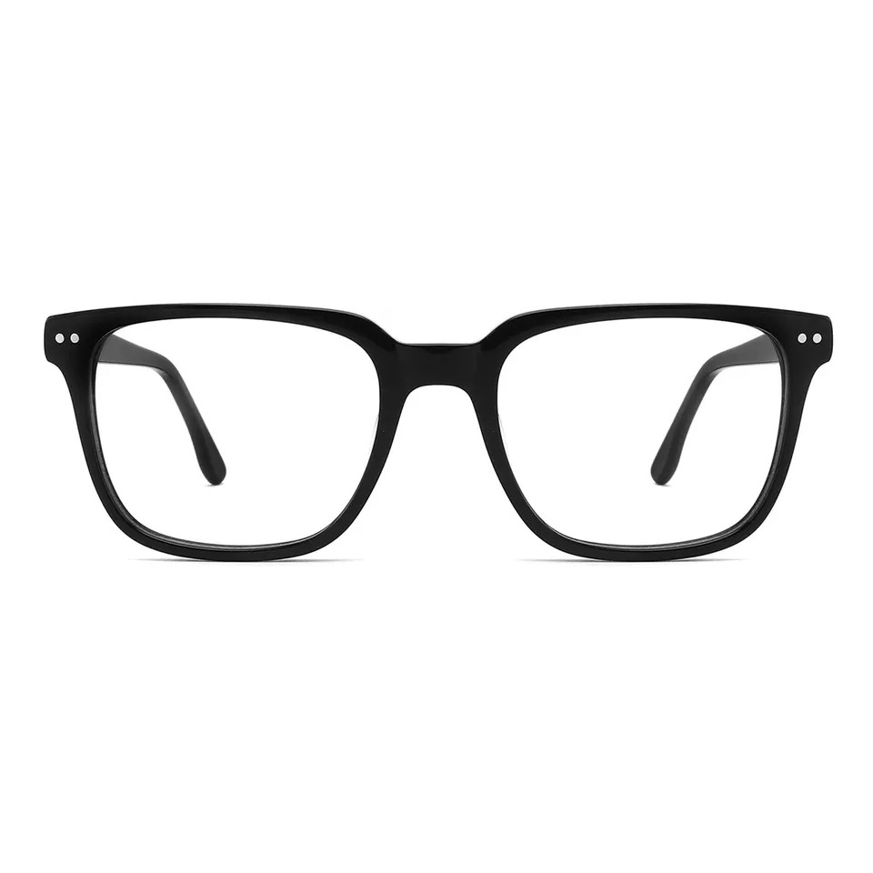2022 Men's Square Frame High Quality Ultra Light Acetate Frame Glasses