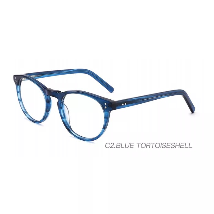 2022 Fashion Style acetate Men Optical frame with diamond nail for protection