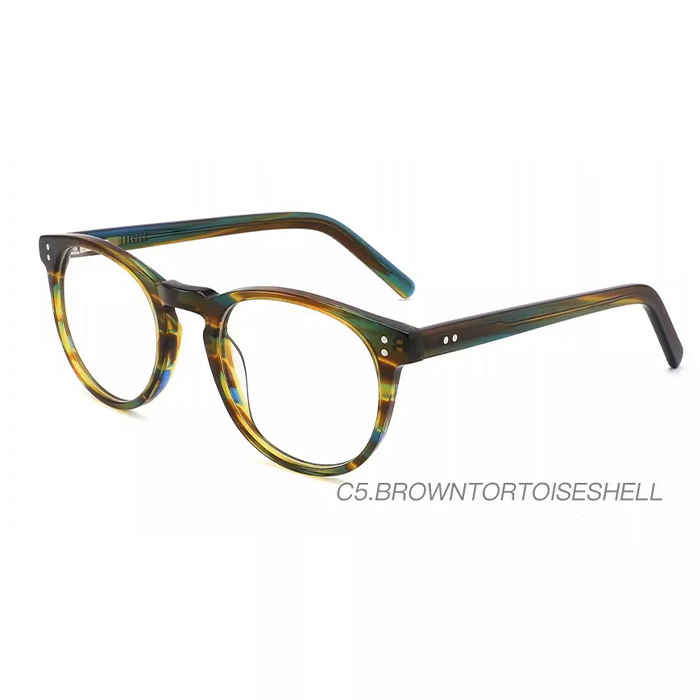 2022 Fashion Style acetate Men Optical frame with diamond nail for protection