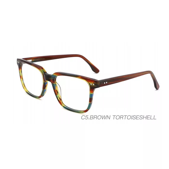 wholesale high vintage acetate Optical frame fashion Style Eyeglasses for Men custom made Optical frame
