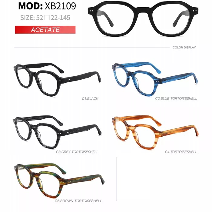 wholesale classic Style vintage tortoise handmade acetate Optical frame for men and women