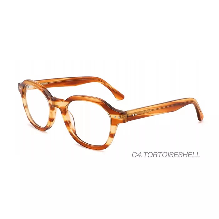 wholesale classic Style vintage tortoise handmade acetate Optical frame for men and women