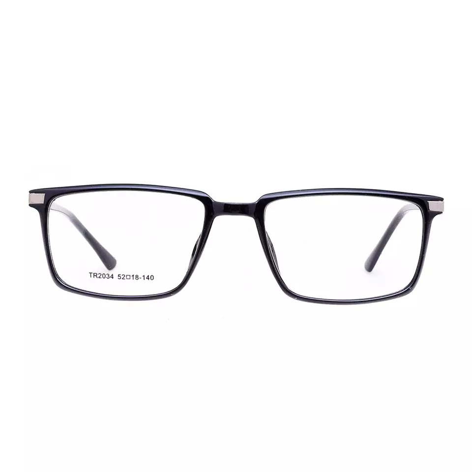 Vintage Popular TR90 Wholesale Eyewear Optical Square Metal Frame For Men