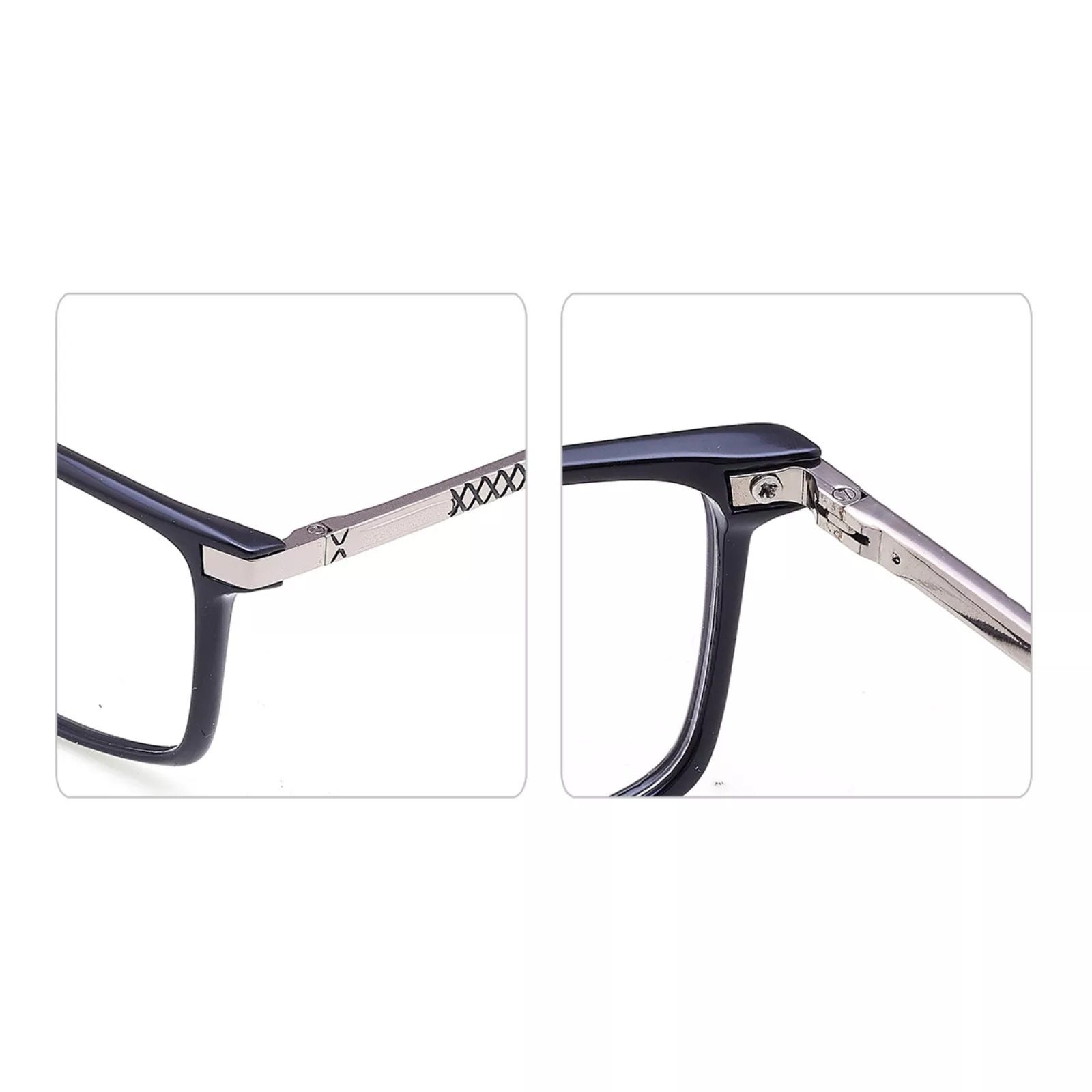 Vintage Popular TR90 Wholesale Eyewear Optical Square Metal Frame For Men