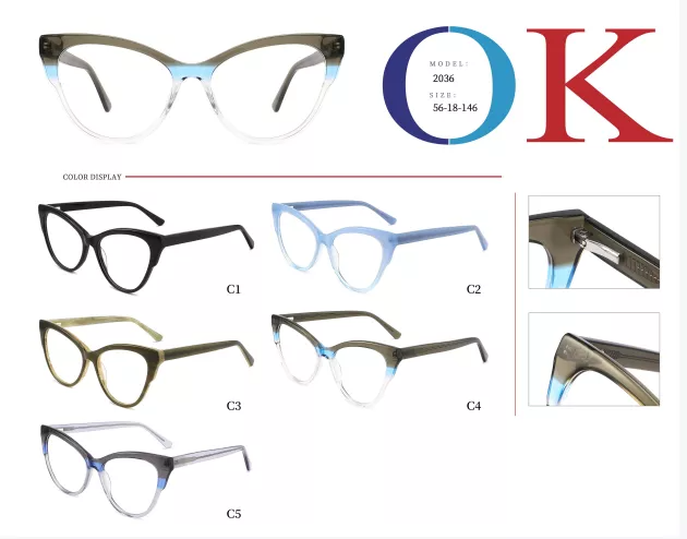 top quality eyewear best optical glasses beautiful glasses frames acetate women's fashion style optical frame