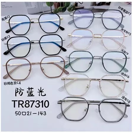 2023 New Popular TR anti-blue light Optical frame metal round frames Optical eyewear glasses
