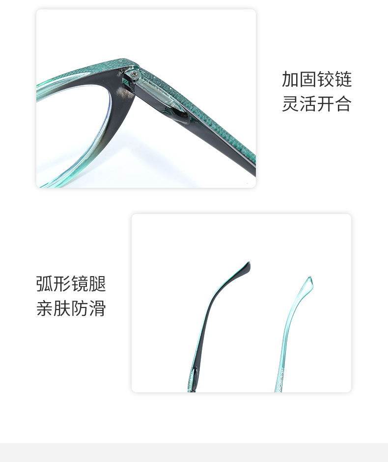 2023 New Fashion Plating Drill Reading Glasses Presbyopic Cat Eye glasses TAC Lens Thin Frame Women Men Reading Glasses