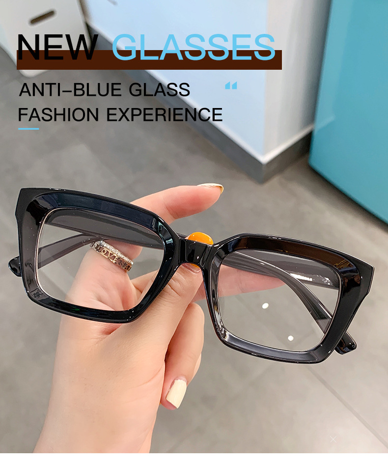 2023 New Fashion Trend Square Frame Optical Anti Blue Light Glasses Unisex Vintage Colorful Optical Frames Latest Model