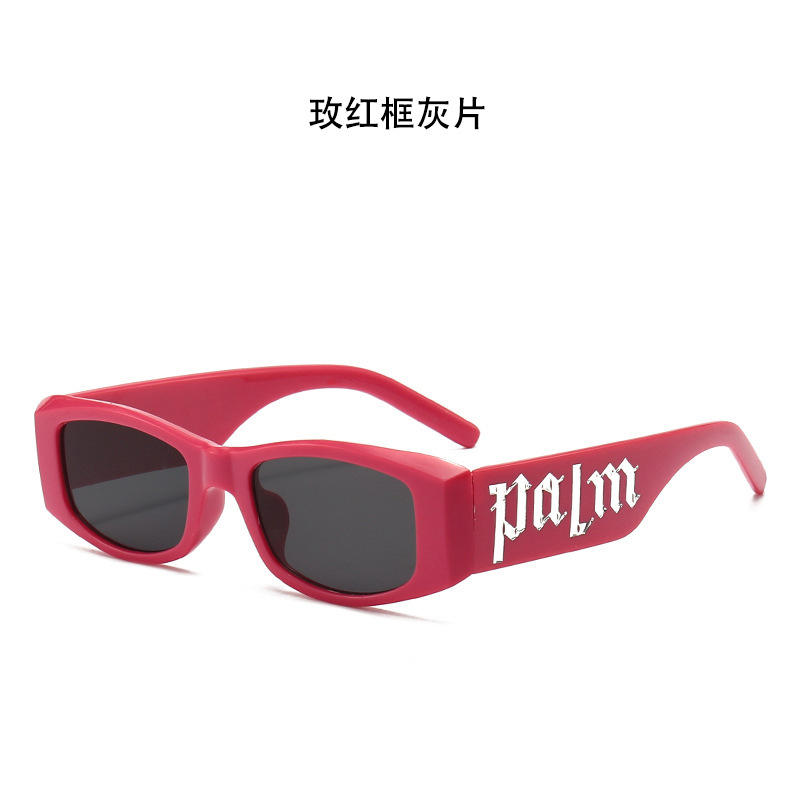 2023 New Fashion Luxury Punk Small Square Frame Ins Style Sunglasses Men Women Custom Logo Shade glasses UV400
