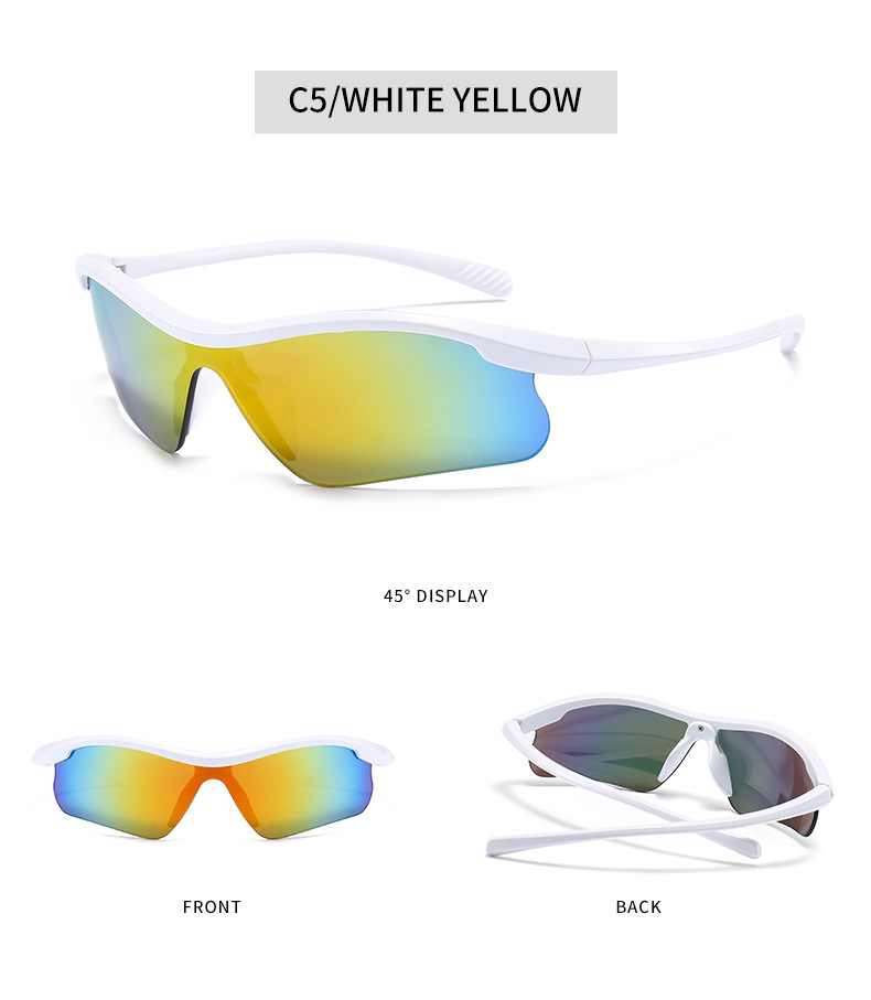 2023 Outdoor Fashion Photochromic Sports Sunglasses Cycling Bicycle Eyewear UV400 Women and Men Mirror Sports Sun Glasses