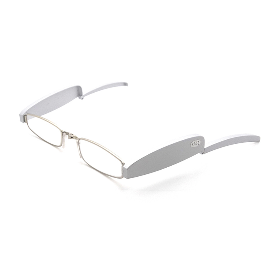 New Trend Metal Portable Pocket Presbyopic Glasses Mini Folding Reading Glasses 1.0 to 4.0 Eyewear