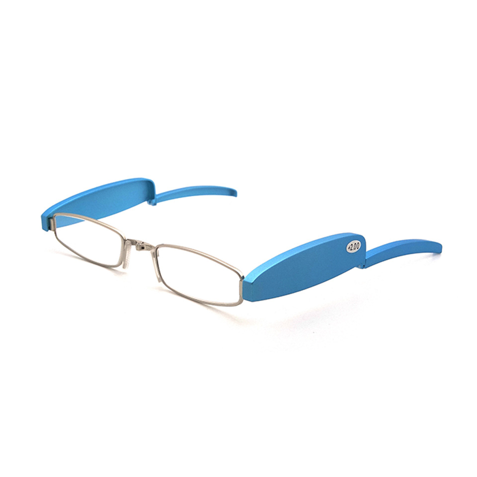 New Trend Metal Portable Pocket Presbyopic Glasses Mini Folding Reading Glasses 1.0 to 4.0 Eyewear