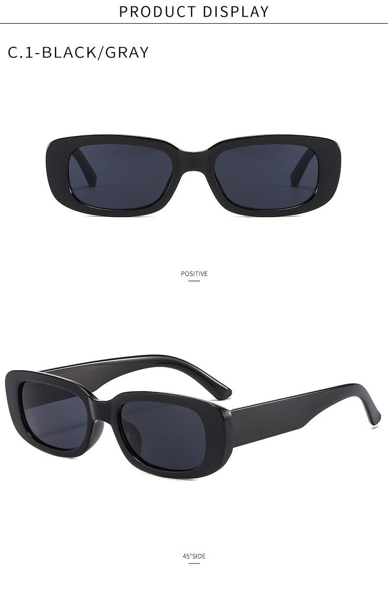 2023 New Fashion Punk Small Square Frame Ins Style Sunglasses Men Women Custom Logo Shade glasses UV400