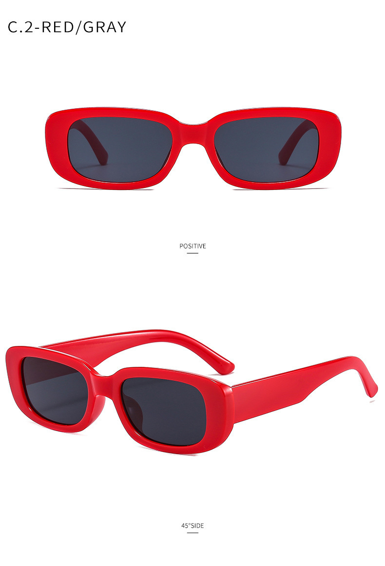 2023 New Fashion Punk Small Square Frame Ins Style Sunglasses Men Women Custom Logo Shade glasses UV400