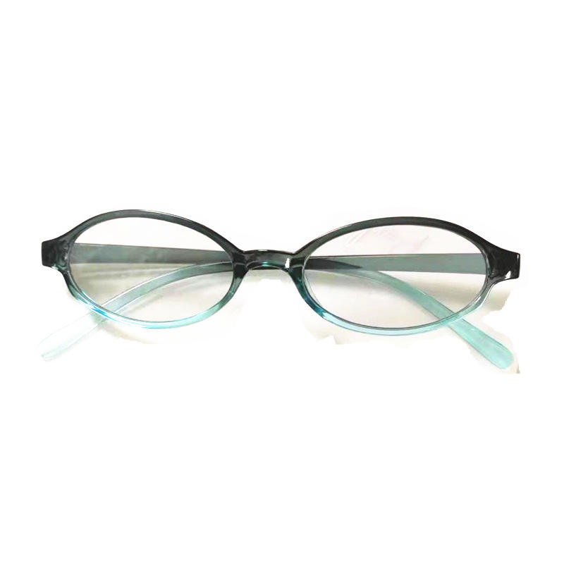 2023 New FashionTrendy Women Glasses Wholesale UV400 Metal Temples Oval Shape Retro Sunglasses for Women