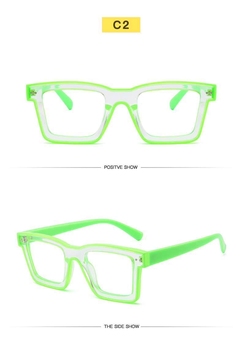 High Quality Trend Optical Glasses Frame Square TR Anti-blue Glasses For Men And Women