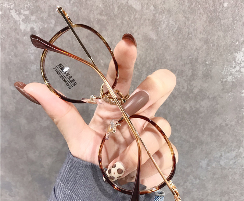 2023 Transparent Spectacle Frame For Men Women Glasses Anti-fatigue Round High Quality Computer Eyeglasses Retro Optical Lens