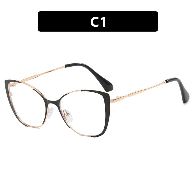 Vintage Cat-eye Frames Anti Blue Light Optical Glasses For Ladies