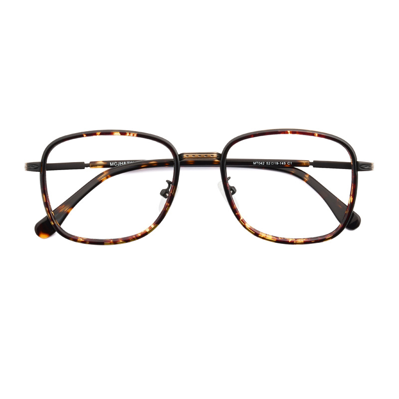 New TR90 Frames Ultra-light Metal Frames Retro Decorative Frames