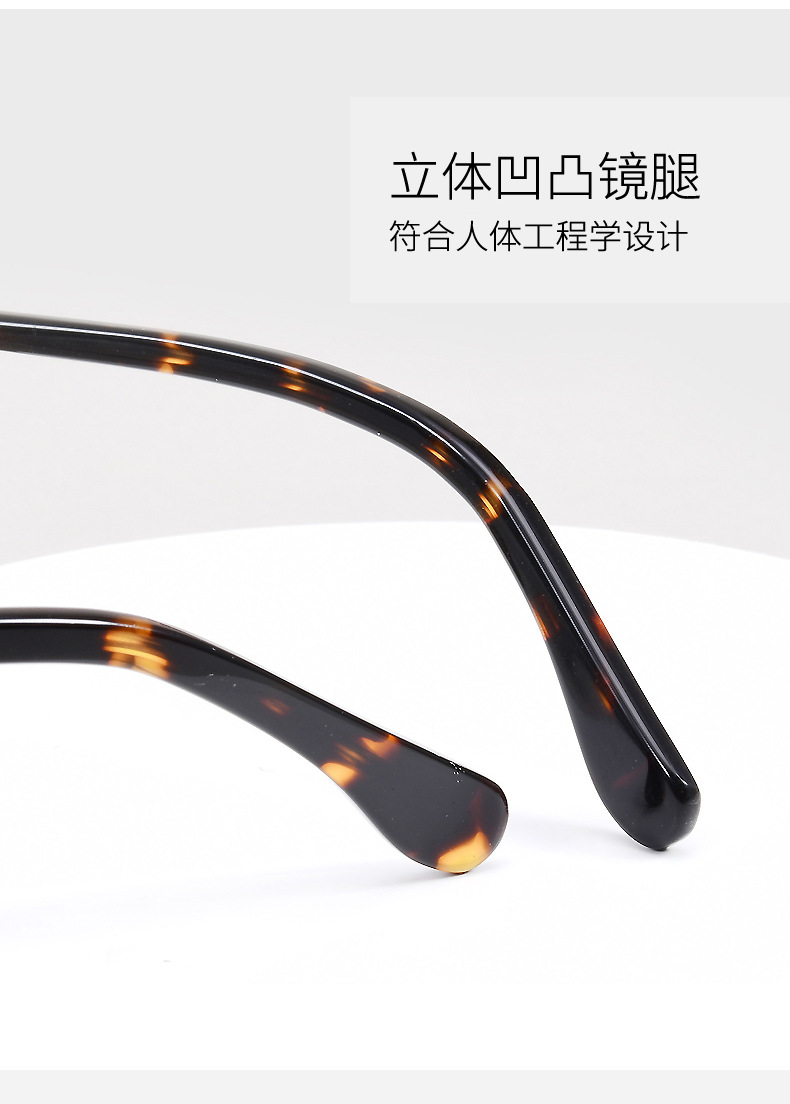 New TR90 Frames Ultra-light Metal Frames Retro Decorative Frames