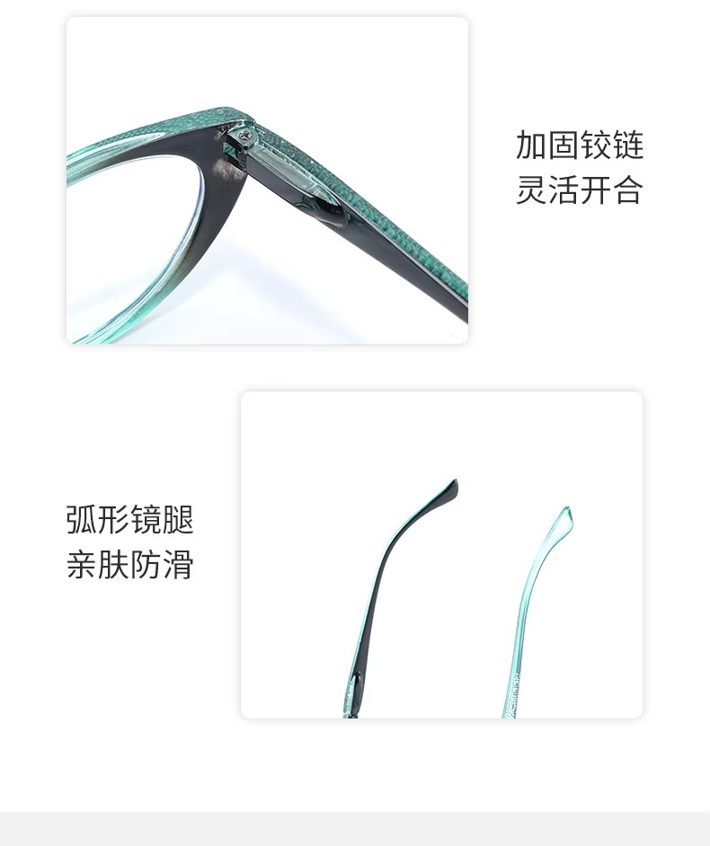 2023 New Fashion Plating Drill Reading Glasses Presbyopic Cat Eye Glasses Tac Lens Thin Frame Women Men Reading Glasses