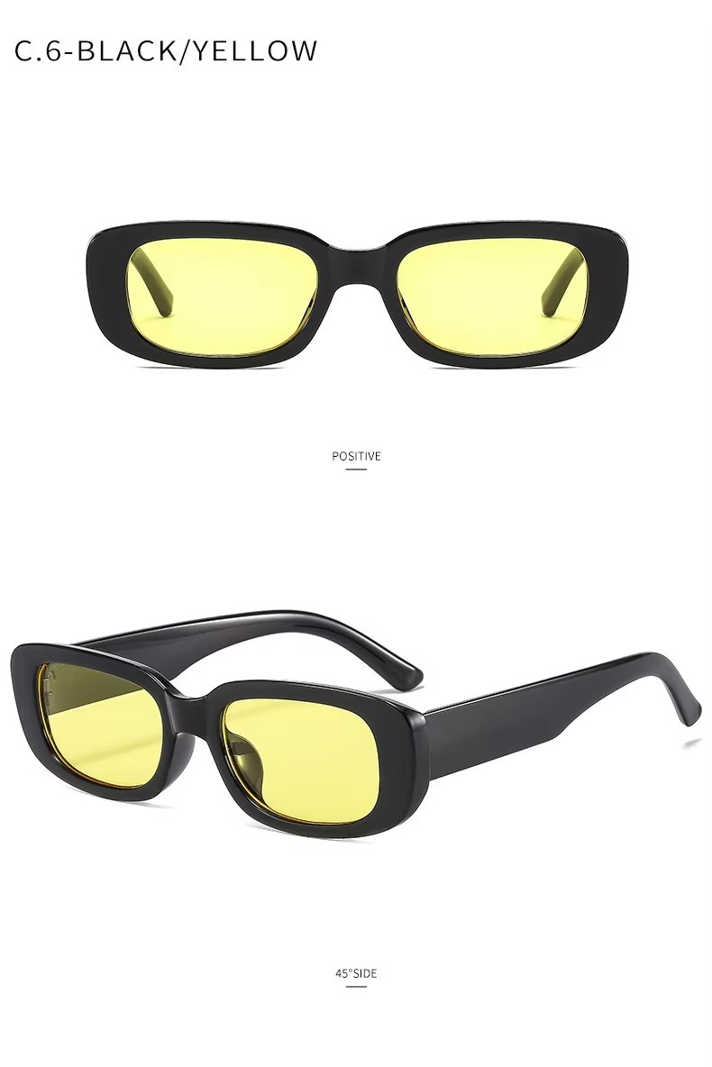 2023 New Fashion Punk Small Square Frame Ins Style Sunglasses Men Women Custom Logo Shade Glasses Uv400