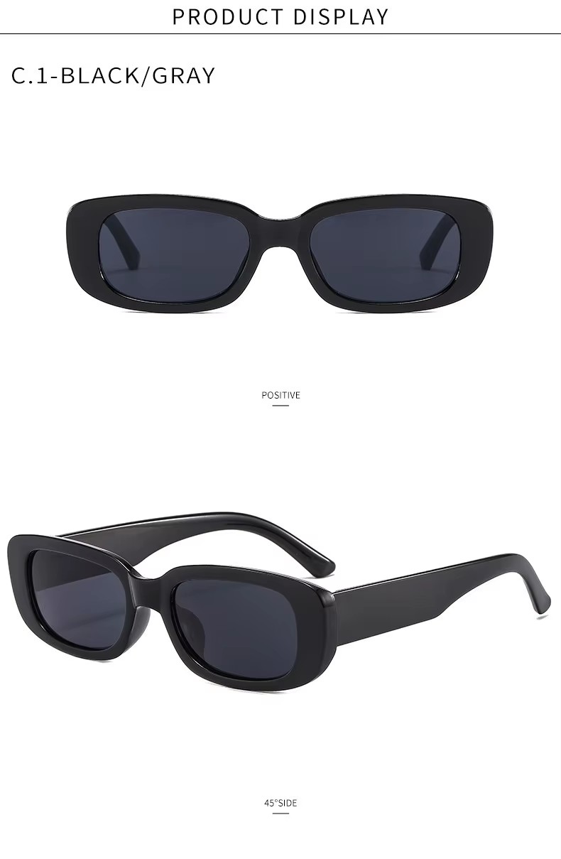 2023 New Fashion Punk Small Square Frame Ins Style Sunglasses Men Women Custom Logo Shade Glasses Uv400