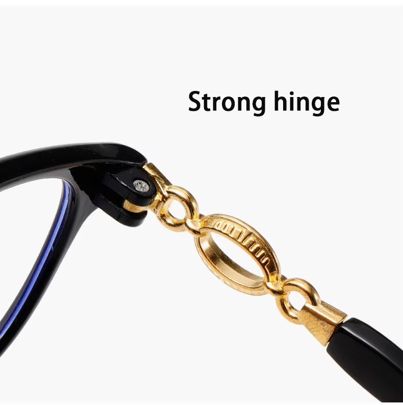 2023 New Fashion Trend Reading Glasses Full Frame Elderly Mirror Metal Reading Glasses Anti-blue Reading Glasses