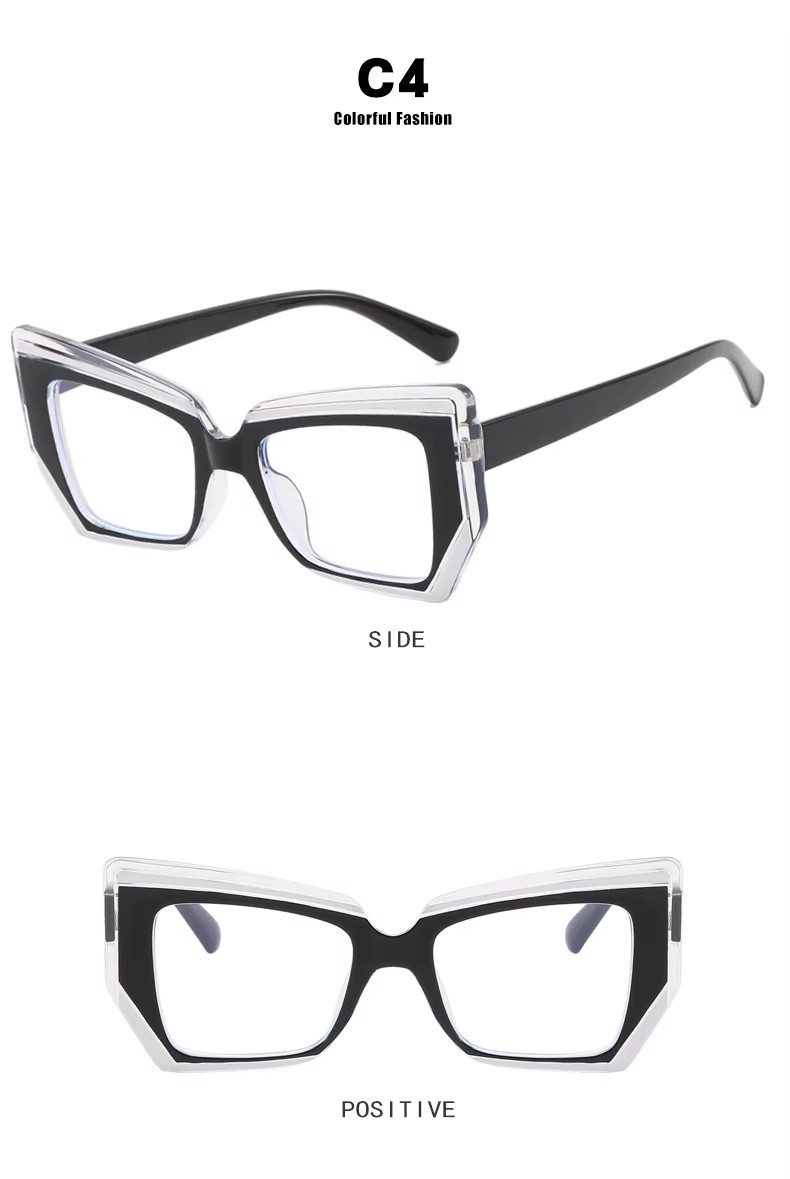 2023 New Multi Colorful Optical Frames Tr90 Rainbow Fashion Photochromic And Anti Blue Light Glasses Computer Glasses